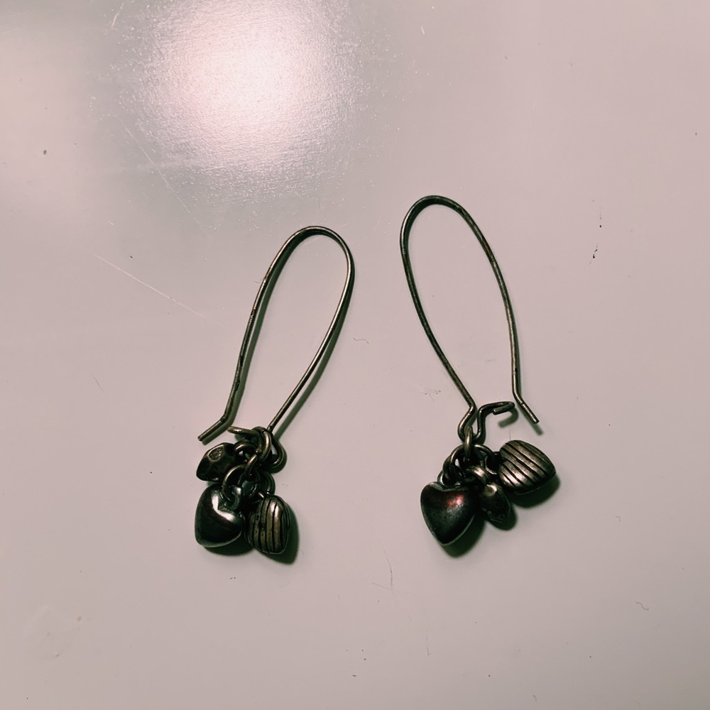 Heart Charm Earrings